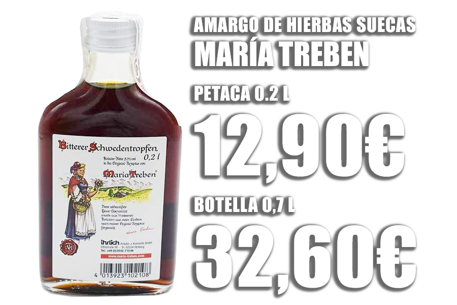 Amargo de hierbas suecas María Treben